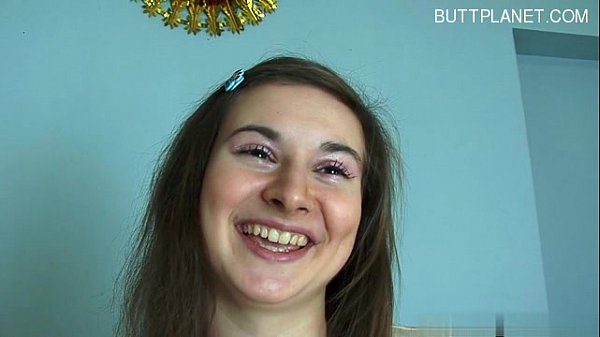 Young girl throat gag