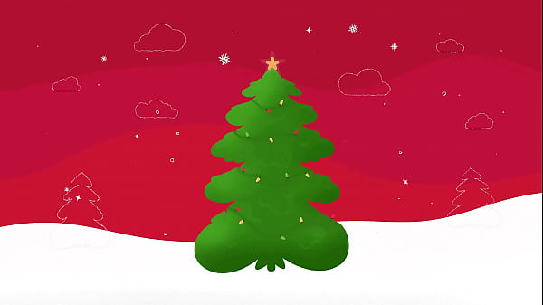 Slut sucked Santa’s dick because she wanted a real dick and not his dildo gift