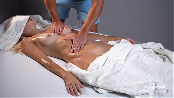 Pervert masseur being inappropriate with client