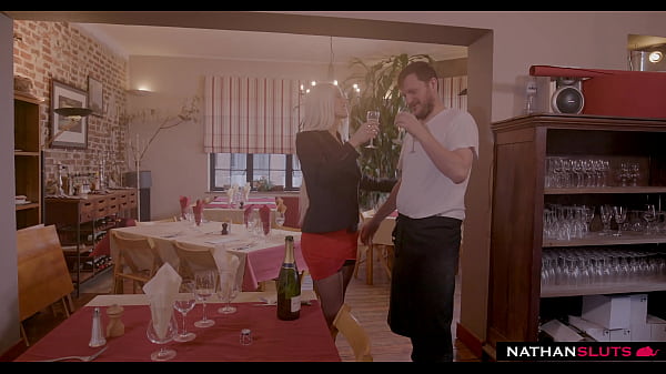 Busty Restaurant Boss Blanche Bradburry’s Butthole Fucked By The Cook