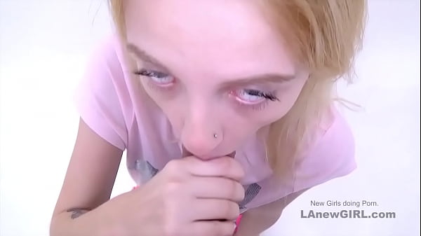 Thin Teen Cutie gets tight pussy fucked in studio