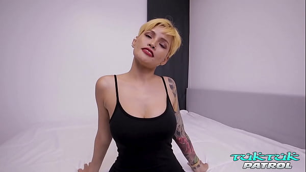 TukTukPatrol Big Tit Thai Blonde Gets Facialed