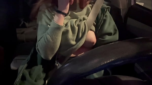 Italian Big tits Milf Artemisia Love Hot solo Sexy Car ride showing her big hot tits and big hard nipples Thumbnail