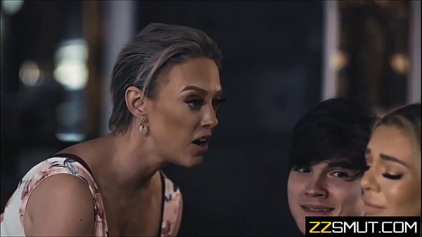 step Brother watches step sister getting frisky with step Mom