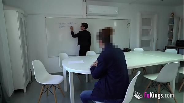 HOT FOR TEACHER: Busty Spanish mommy bangs her own student!