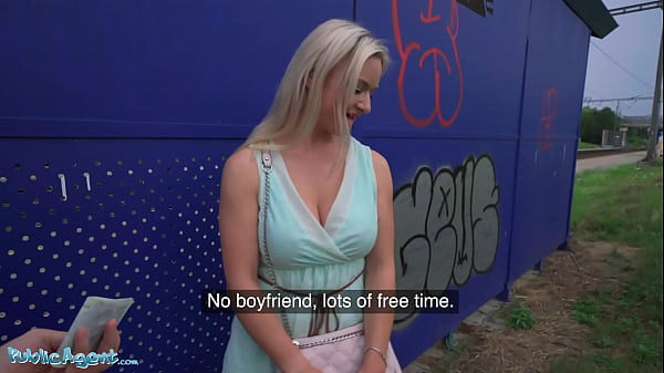 Public Agent Big Tits Blonde Lily Joy Fucked Behind Train Station
