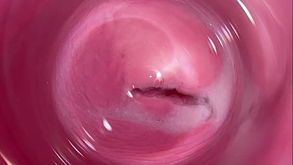 Camera deep inside my creamy pussy