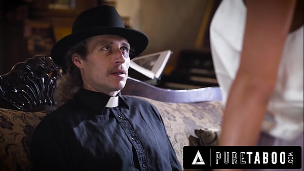 PURE TABOO Devout Priest Gives In To Sinful Nympho Lesbians Spencer Bradley And Mona Azar