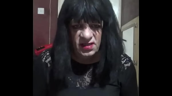 sissy crossdresser enjoying masturbation and anal sex