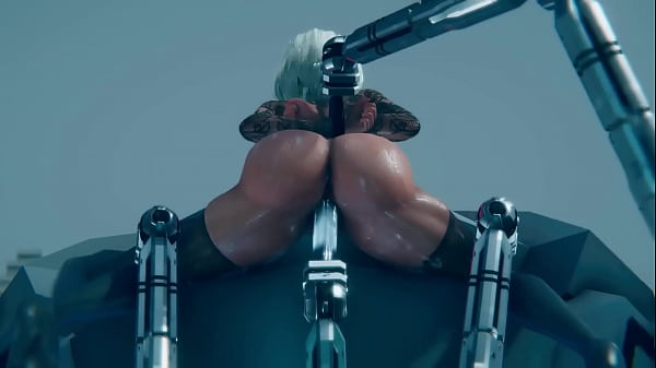 2B recibe mantenimiento vaginal por un Androide | Nier: Automata
