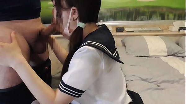 【個人撮影】かわいい彼女 禁断の学校帰り制服エッチ【前編】清楚な雰囲気からは信じられない淫乱セックス