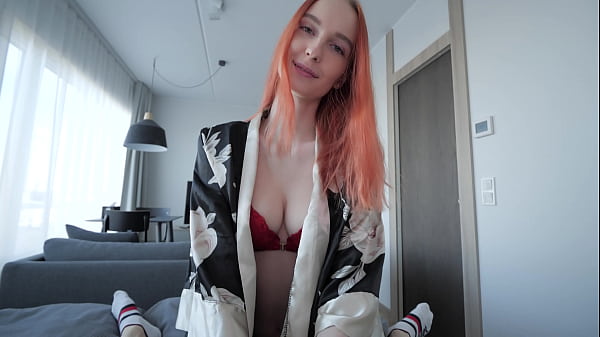 Fucking Big Tits Redhead in Bed and Shower, Cumming on Her Face!