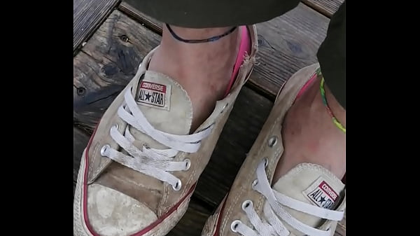 Slutty cummed converse Thumbnail