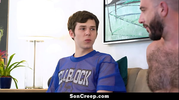 Needy Twink Stepson Gets Scolded and Fucked by His Dominant Stepdad – Soncreep