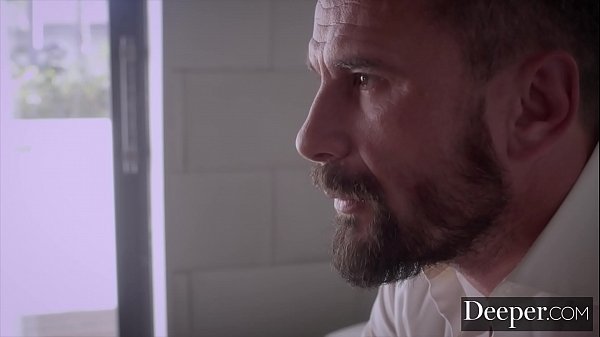 Deeper. Sexy Halle can't resist her ex-boyfriend's hard cock