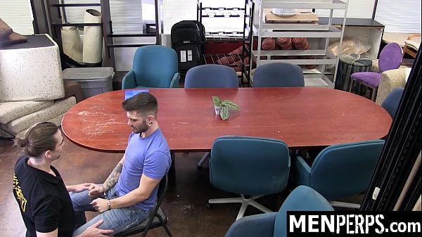 Security Officer Gives Young Perp a Choice: Become His Sexual Slave or Go to Jail – Menperps