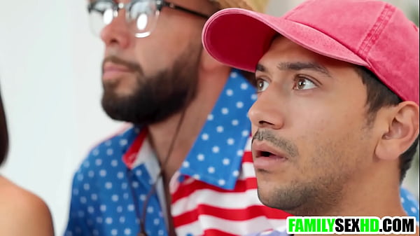 Stepdad & stepson fuck stepdaughter to repopulate earth