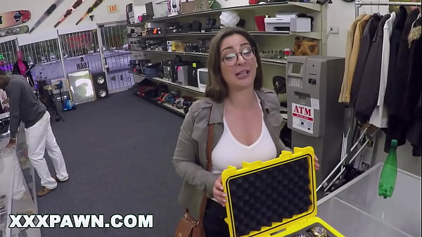 XXX PAWN - Making A Deal With Bespectacled European Hottie Charlie Harper In My Back Room