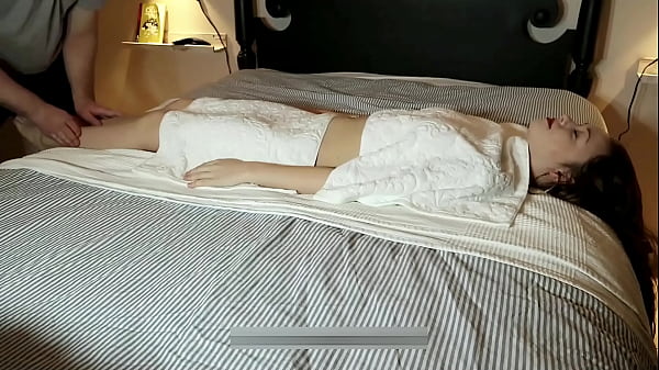 Model Convinced To Let Me Touch Her Naked Body - Massage Part 2