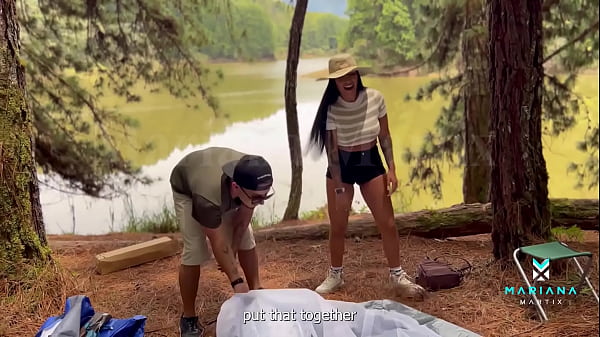 The best fuck in a forest with adult film actress Mariana Martix - HARD SEX OOTDOORS