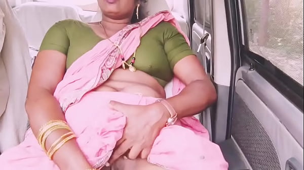Beautiful housewife cheating husband try to fucking boyfriend in the car. Telugu dirty talks. Thumbnail