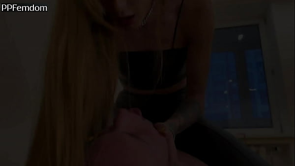 Blonde Mistress Agma Spitting In Mouth Femdom First Time