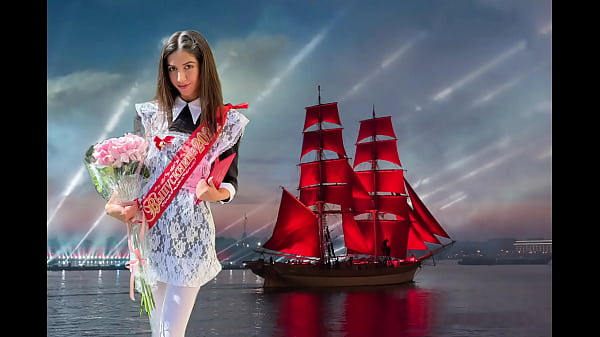 Conheci uma colega de turma na formatura e fodi seu cuzinho apertado - Anal de meia calça branca e Creampie