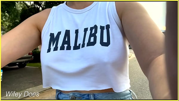 Riding braless in public