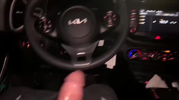 Drive thru Deepthroat cum eating blowjob with extra meat , public