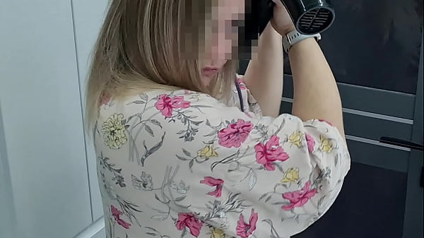 I came to my stepmom bathroom, I flash my cock near her and start jerkoff, and she ignore me that nothing happened but she shocked she want look and make handjob me