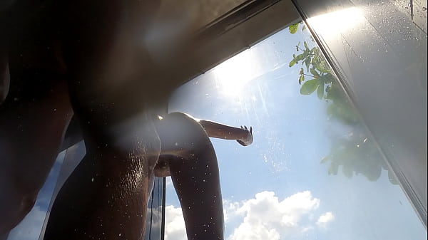 Homemade passionate shower sex with happy ending