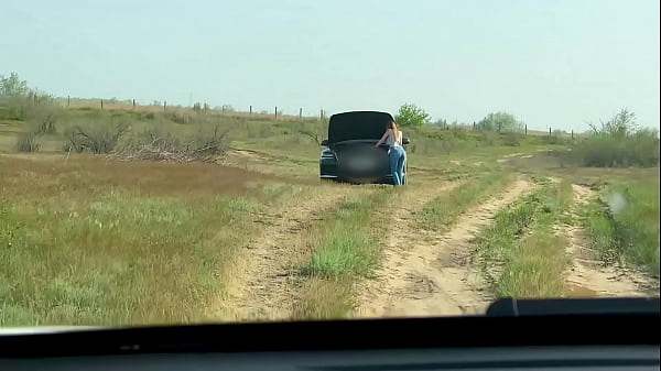 Hot step mom (stepmom) fucks in the car with her son's classmate