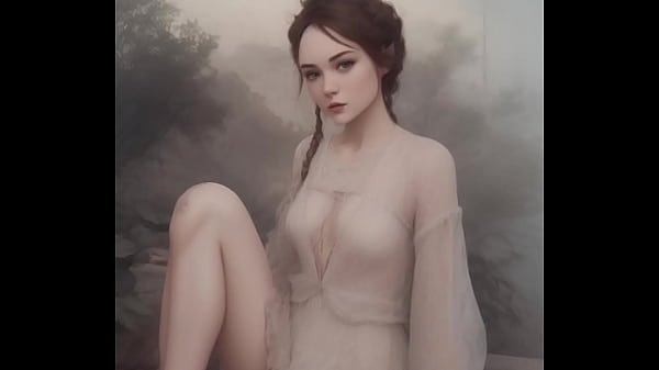 A slim girl generated by AI Thumbnail