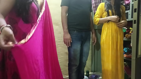 Indian butyfull girl threesome sex video Hindi roleplay