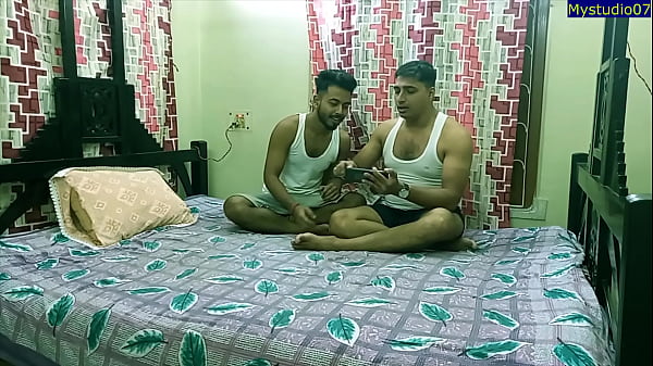 Indian beautiful hot threesome sex! Best Hindi group sex