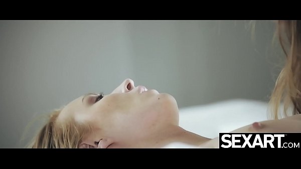 Watch beautiful blonde lesbians eat hot pussy in extreme close-up