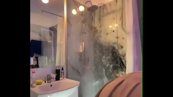 A whore slips into the toilet to use a remote-controlled dildo vibrator