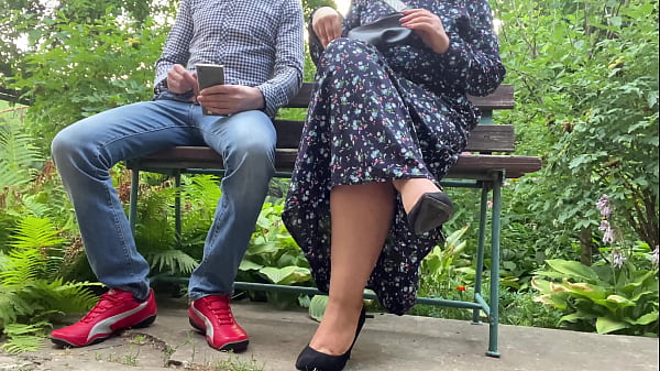 Cum for hot milf cuckold hubby right outside