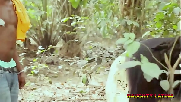 BBW BIG BOOBS AFRICAN CHEATING WIFE FUCK VILLAGE FARMER IN THE BUSH - 4K HAEDCORE DOGGY SEX STYLE