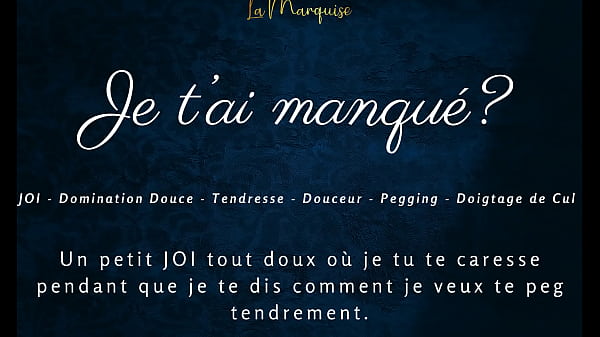 Hogy hiányoztam neked? francia hangos pegging utasítás