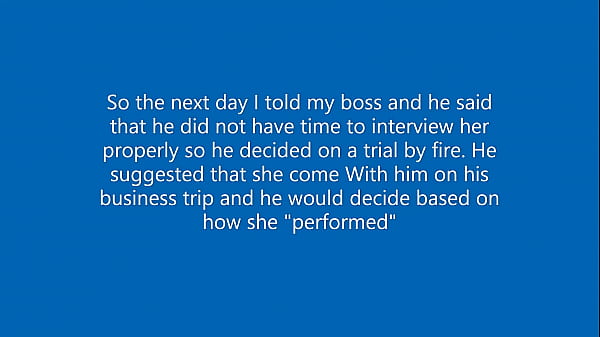 Wife fucks husband's boss on business trip (short)