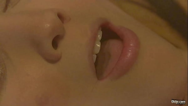 Sexy young babe hardcore sex with horny old man and she gives the best deepthroat blowjob