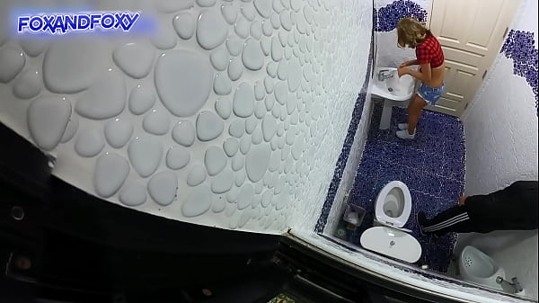 Public toilet spy camera #2. 2 freaks have sex in public toilet