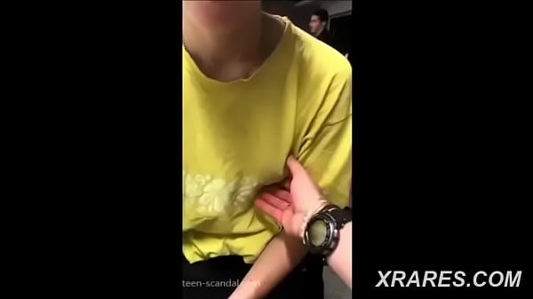 Real Slut Flashes her Tits and Rubs My Hard Cock During Class