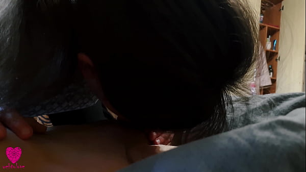 Morning gentle blowjob to stay awake and cheer up, the best sweet way to wake me up