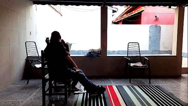 stepdaughter was smoking in the backyard and her stepfather lured her until she had hook-up with him