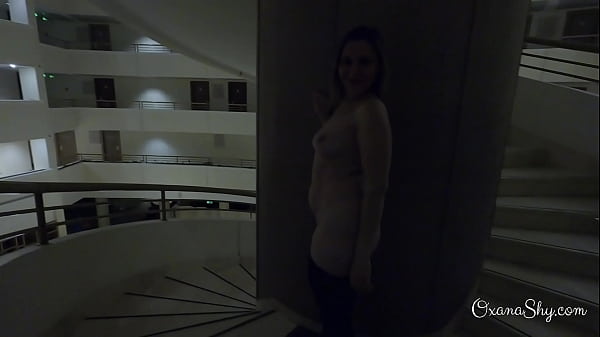 Caught naked in the hotel hallway