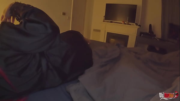 Stepmom shares bedroom with horny stepson He gets blowjob and sex with hot MILF (English subtitles)