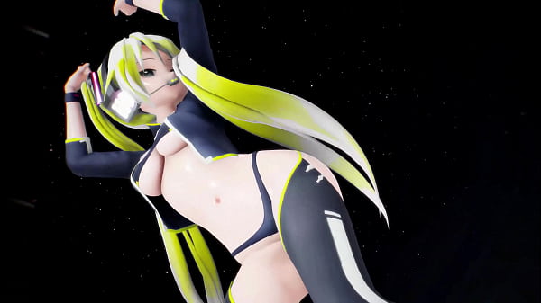 Hatsune Miku Undressing Dancing Icy Song Hentai Vocaloid MMD 3D Blonde Hair (CLIP) Thumbnail