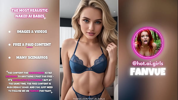 Hot AI-Generated Blonde Babes In Blue Lingerie - Photo Collection Thumbnail